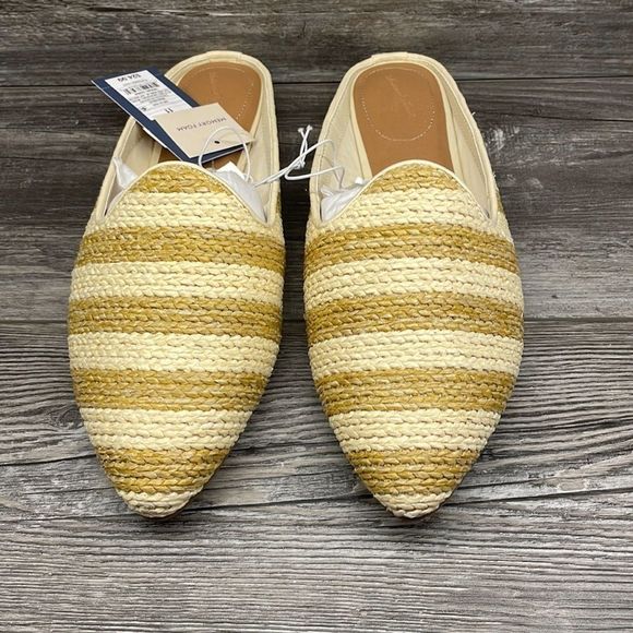 Women’s Violet Striped Woven Mule Flats - Universal Thread - Picture 5 of 9